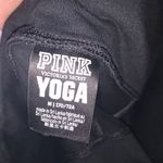 PINK - Victoria's Secret PINK Victoria’s Secret Black Cotten Leggings Photo 2