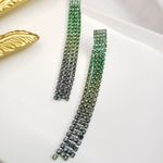 ZARA New! 's Night Out Glass Gems Earrings Photo 7
