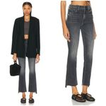 💕MOTHER💕 The Insider Crop Step Fray Jeans ~ Save Your Soul 33 NWT Black Photo 9