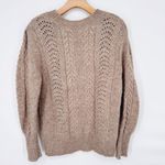 Calvin Klein  Cable Knit‎ Wool Blend Sweater Size Medium Photo 3