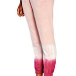 Wildfox Terry Watercolor Tie Dye Joggers Olivia Pink Size Medium Photo 2