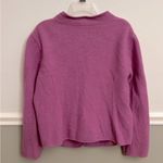 Eileen Fisher Purple Lilac Button Boiled Wool Cotton Cardigan Jacket Size Large Photo 1