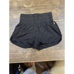 Free People Way Home Shorts Size Medium Black Athlesiure Photo 4