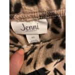 Brand New Jenni Intimates Women's Size XS 2 Piece Animal Print Pajama Set Lounge Black Photo 5