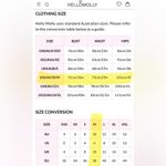 Hello Molly NWT Stassie Ruched Side Knit Mini Dress Black Size 6 Photo 3