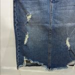 BLANK NYC  Distressed Denim Skirt Photo 1