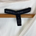 White House | Black Market White Fit & Flair Short Sleeve Dress S Photo 4