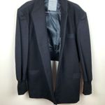 Yohji Yamamoto Black Wool Coat Vintage Medium Photo 5