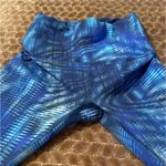 Lululemon Like New Wunder Train High-Rise Tight 25" Foil Flux Blue Leggings 2 Photo 3