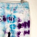 Cato  Size 12 Pants Smiling River Tie Dye Handmade‎ Blue Purple Curvy Boho 1366 Photo 6