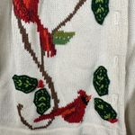 Orvis  Cream Knit Cardinal Button Cardigan Size Small Photo 4