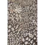 PATBO Gold Metallic lurex mesh fabric Leopard Drape Mini Dress sz 4 Black Photo 2