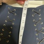 Vintage Mugler Pullover High Waist Wide Leg Pants Blue Womens 38 Size 2 Photo 8