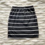 Windsor Black & White Stripped High Waisted Skirt Photo 1