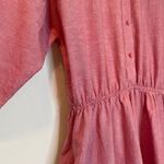 Vintage The American Shirt Dress Long Sleeve Full Skirt Prairie Cottagecore Pink Size XL Photo 5