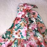 ZARA NWT  One 3/4 Balloon Sleeve Mini Dress Floral Bow 80s Back Zipper Size XS Photo 1