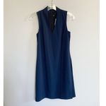 J.Crew 365 Sleeveless V-Neck Blake Shift Dress Navy Blue XXS - NWT Photo 8