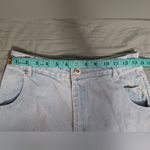 Maniere De Voir  High Rise Distressed Straight Relaxed Jeans W8 Light Wash Photo 5