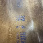 Birkenstock  Sienna Navy Blue Leather Slides Sandals Size EU 39 US 8-8.5 Narrow Photo 5