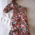 ZARA NWT  One 3/4 Balloon Sleeve Mini Dress Floral Bow 80s Back Zipper Size XS Photo 3