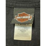 Harley Davidson  Black Cowboys Alamo City Women Shirt TX Skull Cotton Sz L NWOT Photo 4