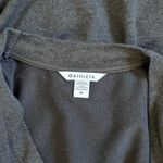 Athleta Purana V-Neck Wrap Sweatshirt in Black Heather Size Medium Photo 4