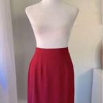 Talbots Vintage Sz 6P 6 P Fabulous Burgundy Red Business / Dressy Skirt Photo 0