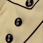 Fendi  Vintage Retro Double Breasted Black And Yellow Blazer‎ Size 8 Photo 12