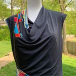 Phoebe Couture  size 6 dress fitted color block multicolored  Ruched EUC Photo 1