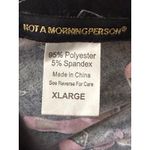 NOT A MORNING PERSON HANGOVER CLUB WINE PAJAMA SET WOMENS XL Black Photo 2