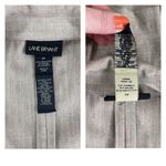 Lane Bryant Light Gray Long Sleeve Peplum Blazer Photo 11