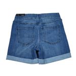 Liverpool Chloe Pull On Stretch Jean Shorts Size 0 25 Blue Rolled Photo 2