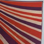 Vintage Vera Sunray Scarf Made In Japan Orange Photo 2