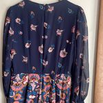 Boden Belgrave Jumpsuit Silk Navy Flourish Scatter Blue Size 6 Photo 10