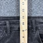 Risen Womens Jeans Size 5/27 BLACK STRAIGHT LEG Distressed JEANS Photo 5