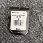 Affliction Womens L Tee White American Customs Rhinestone Distressed Western NEW Photo 4