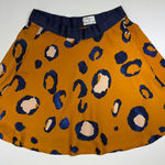3.1 Phillip Lim  Orange and Blue Skater Skirt Photo 0