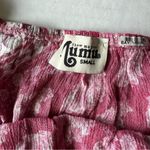 Show Me Your Mumu  Lima off to shoulder top size small raspberry pink red white Photo 8