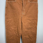 Madewell  Women's Brown Emmett Wide-Leg Denim Pants Size 26‎ Photo 0