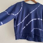 Athleta Sundown Sweatshirt Navy Blue Tie Dye Size S/P Photo 9