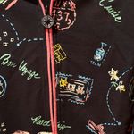 KORET Womens Jacket Size L Black “Bon Voyag”Zip Pockets Rolled Cuffs Size L Photo 2