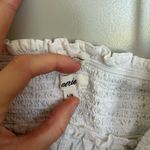 Aerie  White Smocked Halter Dress Photo 4