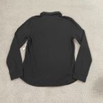 Gap NWT  Knit Shirt Women M Black Preppy Button Up Long Sleeve Photo 5