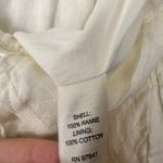 J.Jill Tucked Lagenlook Boho Ramie Midi Peasant Skirt Sz Large Fall Festival White Photo 7