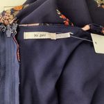 Francesca's  Collection Mi Ami Floral Dress Large Navy Blue NWT Photo 6