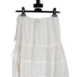 Princess Polly  White Perky Tie Detail Tiered Maxi Skirt size 2 Bohemian Boho Photo 4