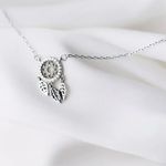 Sterling Silver 925  Dream Catcher Pendant Necklace Photo 1