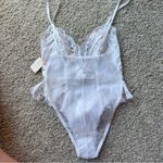 E. Bole NWT Lace Camisole Teddy with Music Sz Medium Wedding Bride Coquette White Photo 6