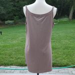 NWT NY&CO Long Thin Strap Tank Top | MY&CO Sleeveless Tunic Tank Top Brown Size L Photo 3