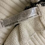 ZARA  Blue White Striped Knit Crewneck Casual Pullover Sweater Small Oversized Photo 3